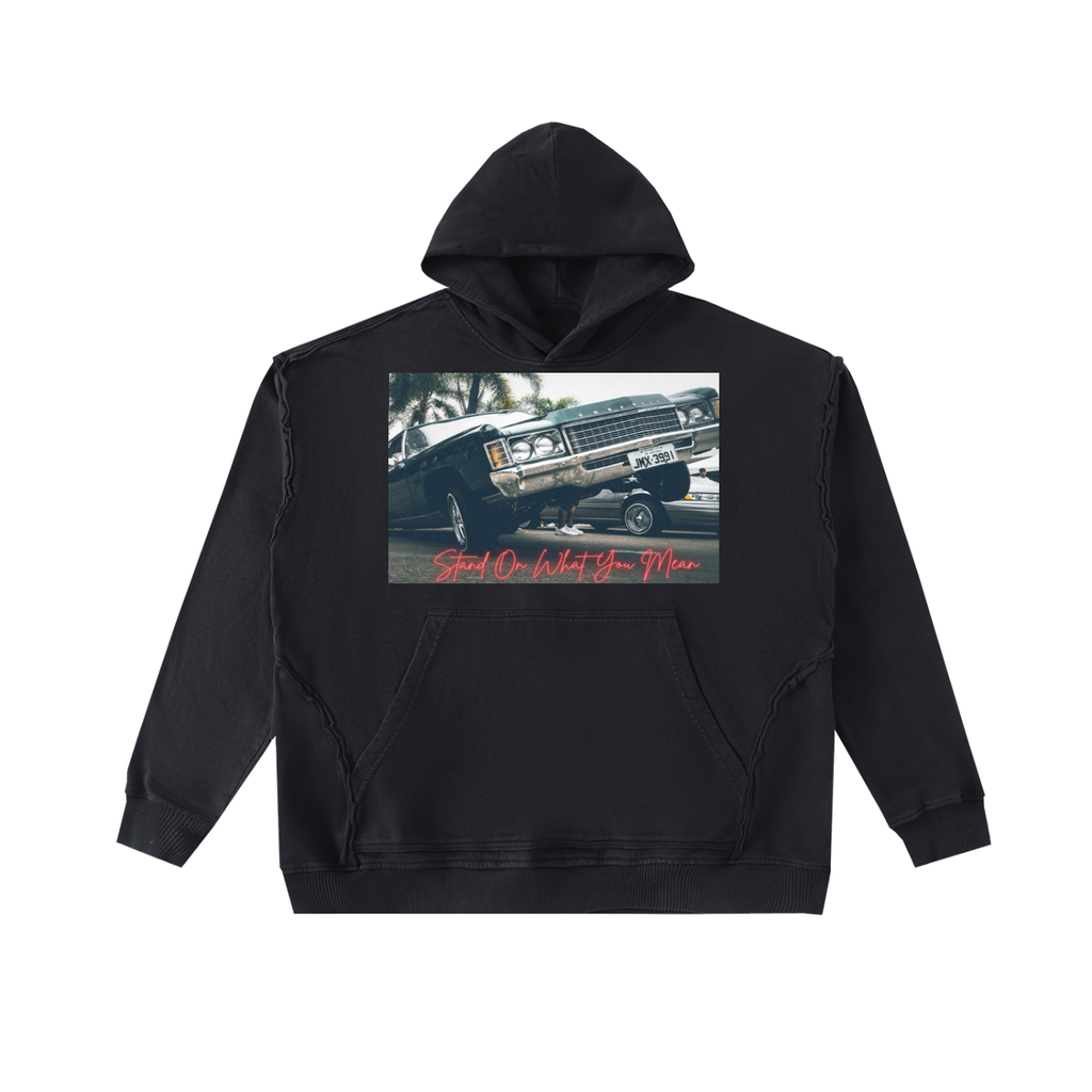 SOWYM Raw-Seam Washed Hoodie