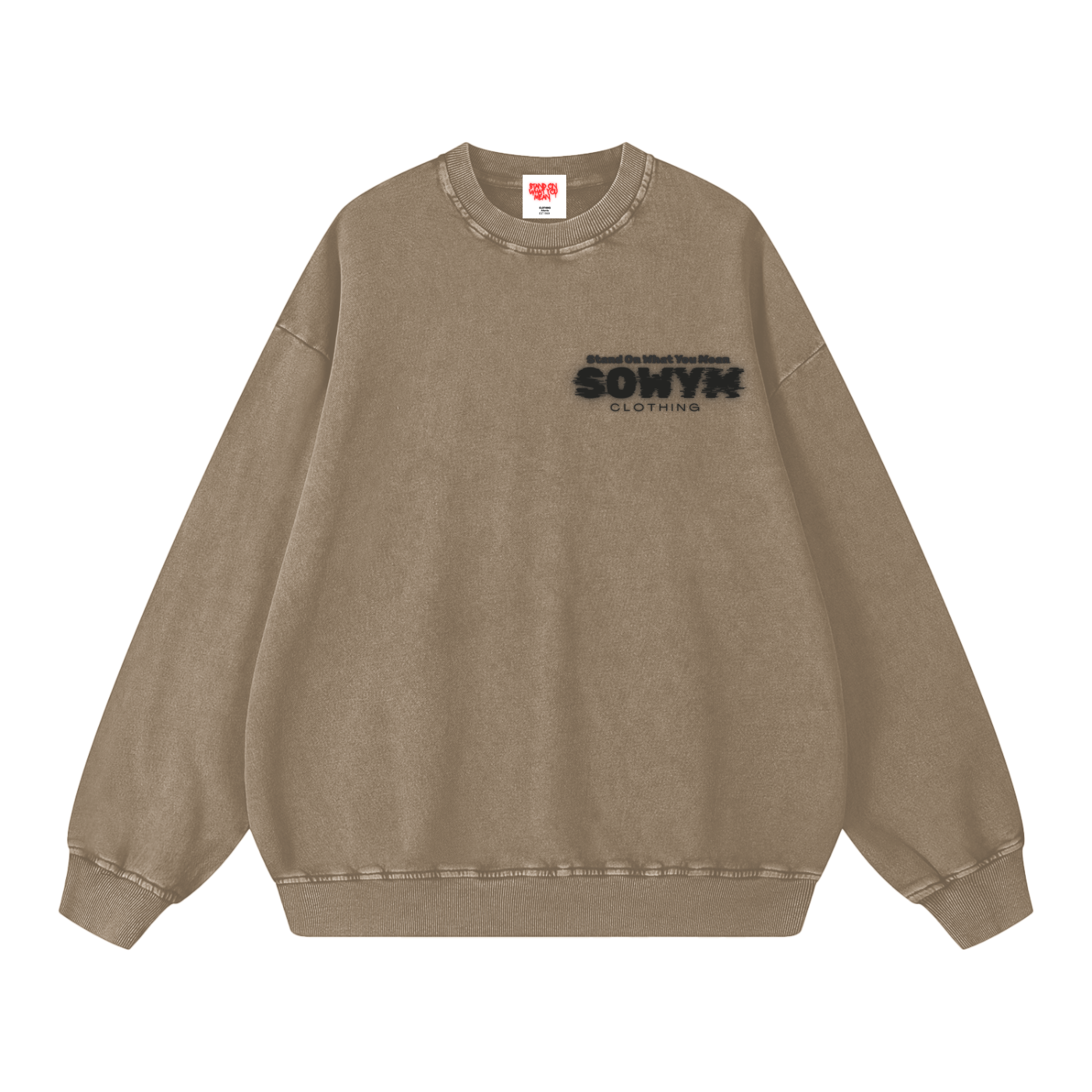 SOWYM Snow Washed Oversized Sweatshirt