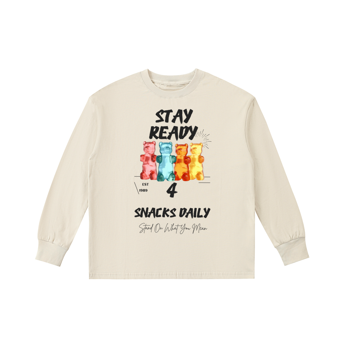 SOWYM Kids' Quick-Dry Cotton Long-Sleeve Tee