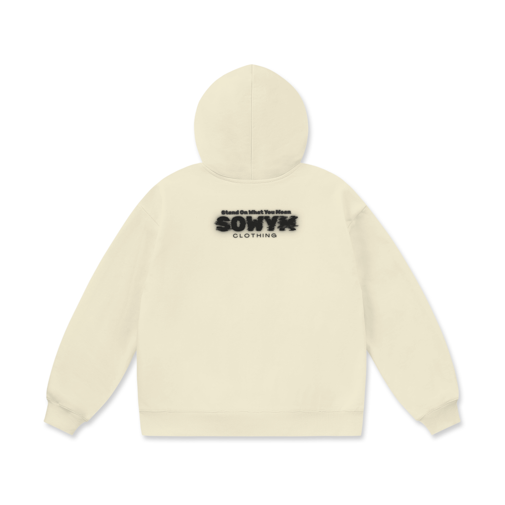 SOWYM Stay Focus Oversize Heavyweight Fleece Hoodie