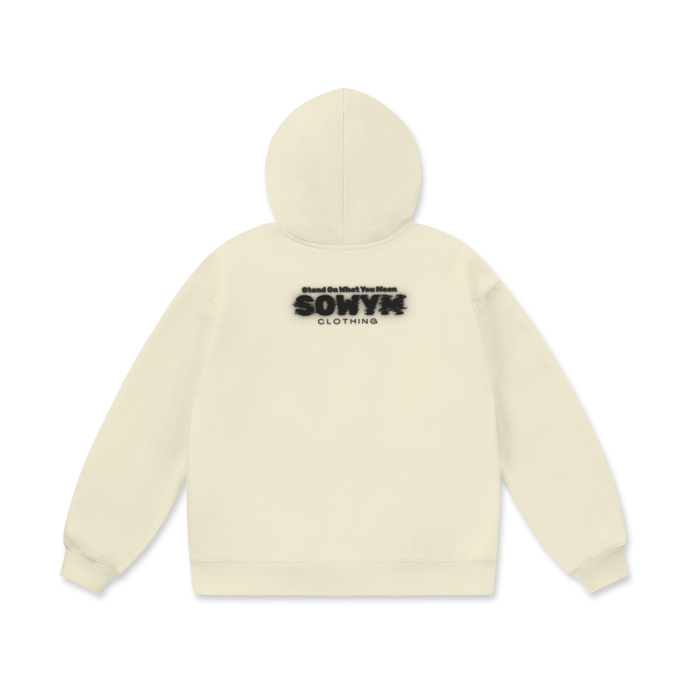 SOWYM Stay Focus Oversize Heavyweight Fleece Hoodie