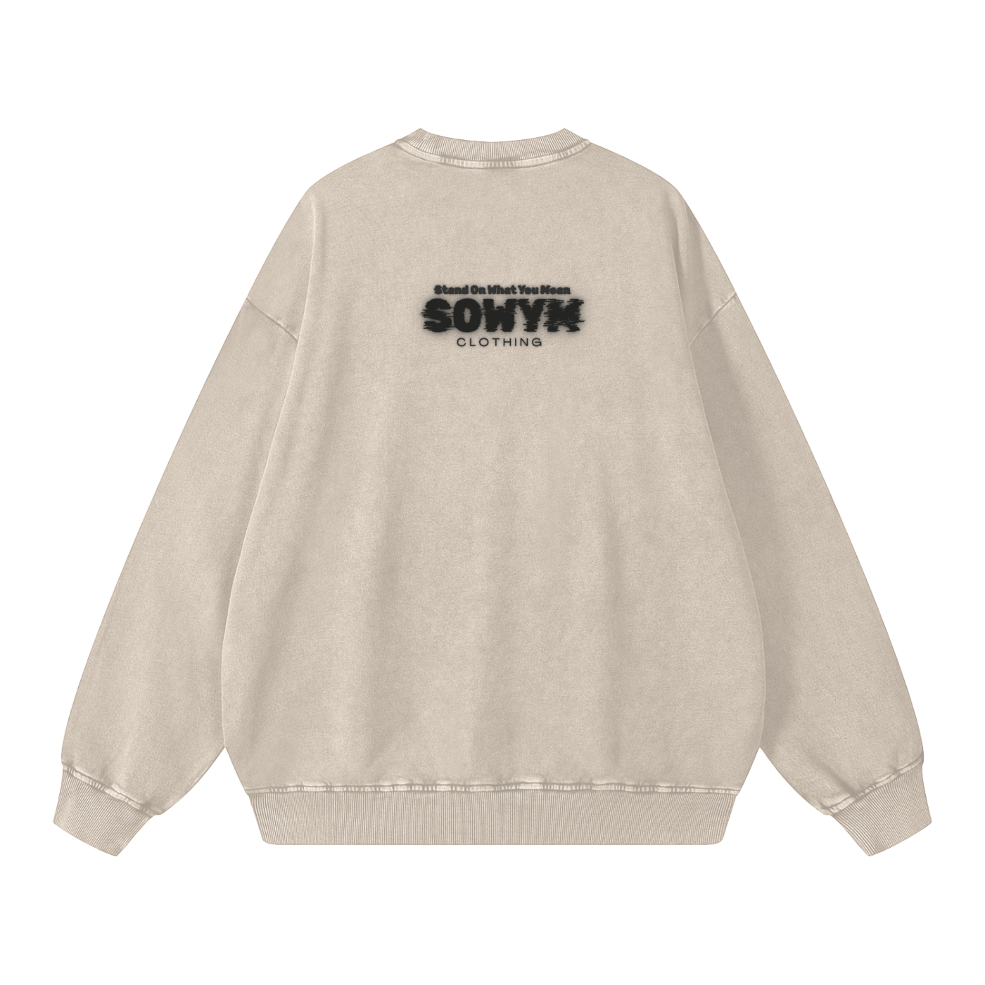 SOWYM Snow Washed Oversized Sweatshirt