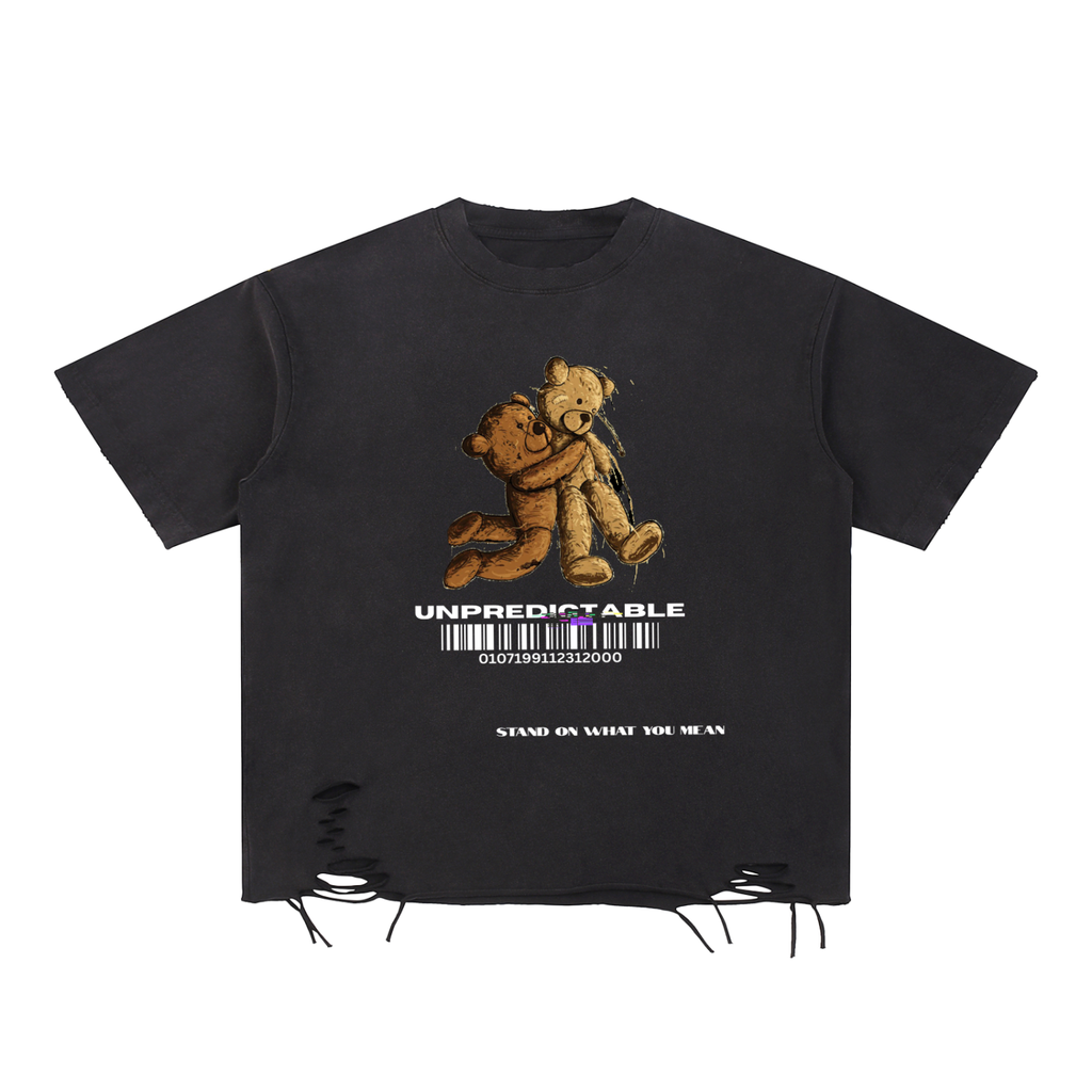 SOWYM Unpredictable Raw-Hem T-Shirt