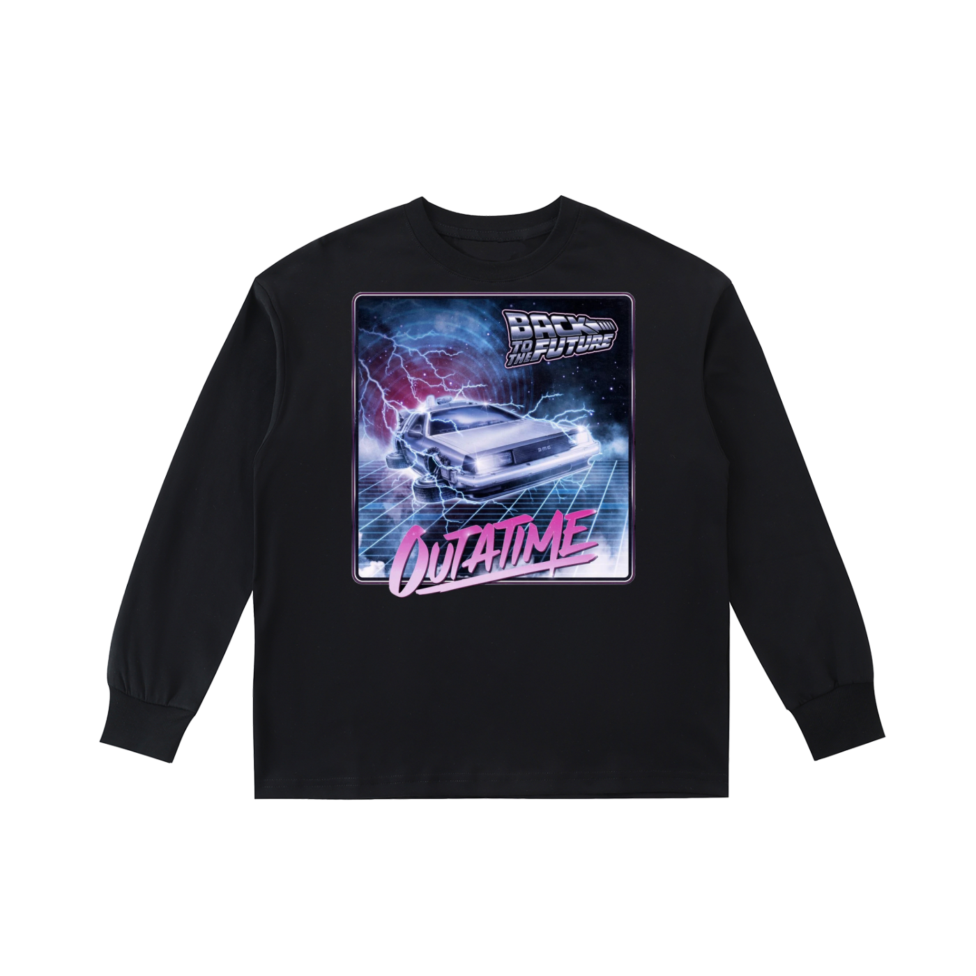 SOWYM Back to the future Kids' Quick-Dry Cotton Long-Sleeve Tee