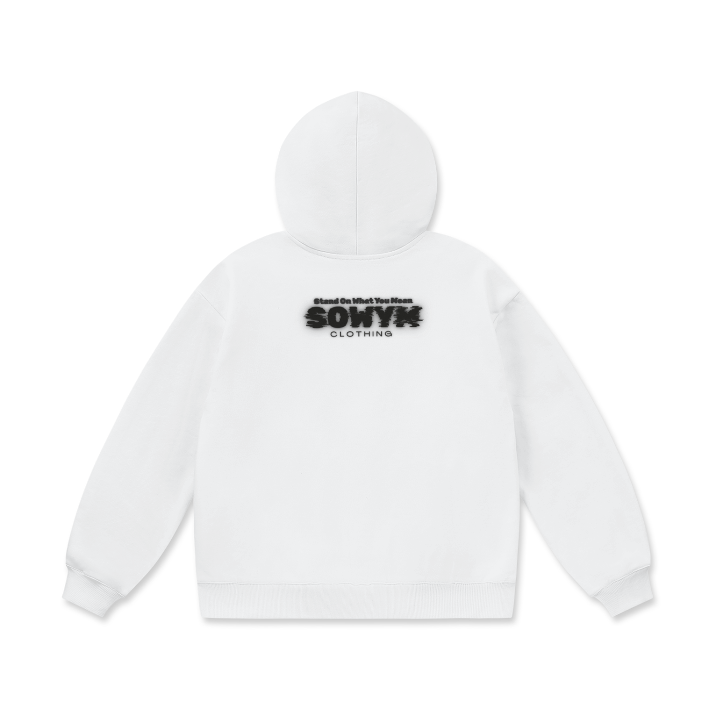 SOWYM Stay Focus Oversize Heavyweight Fleece Hoodie