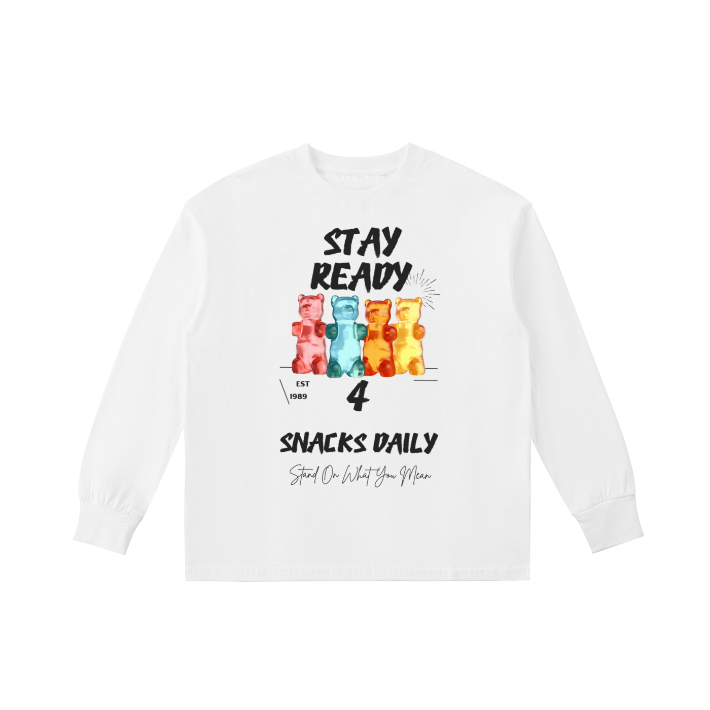 SOWYM Kids' Quick-Dry Cotton Long-Sleeve Tee