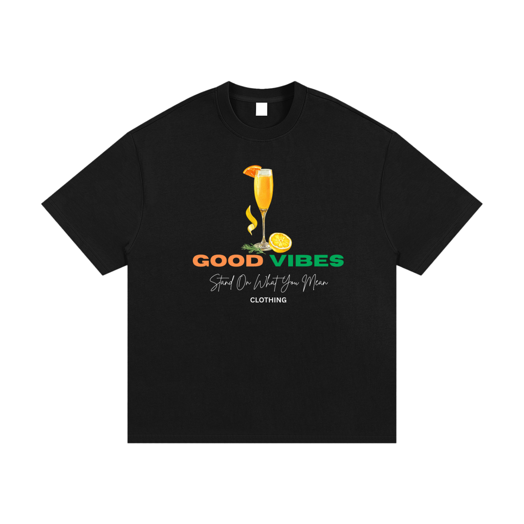 SOWYM Good Vibes Essential Heavyweight Cotton T-Shirt